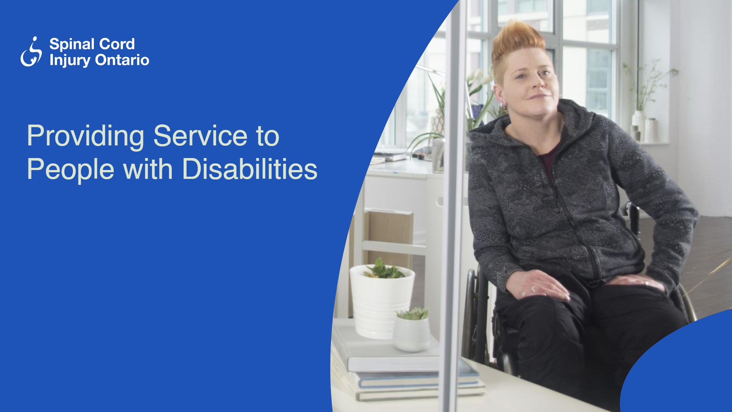 Providing Services to people with disabilities course